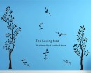 Loving Trees with Quote Wall Decal Tree Art Stickers